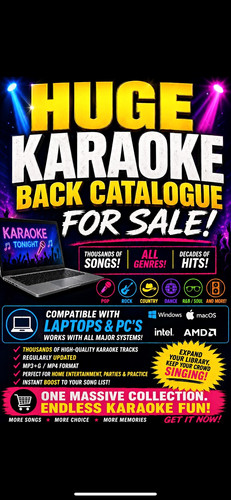 Memory card karaoke back - karaoke,