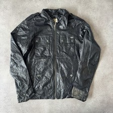 Diesel Leather Jacket Mens L