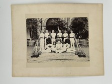 York & Lancaster Regiment British Army Indian Clubs Team c1890 VTG Albumen Photo