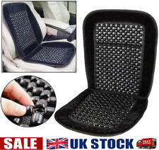 Black Wooden Car Van Taxi Bead Beaded Comfy Massage Seat Cover Cushion Office UK