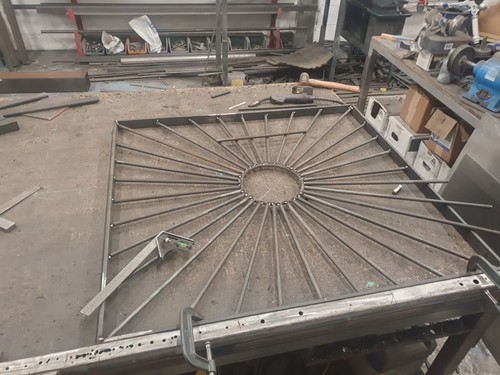 Steel gates fully - steel,