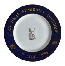 Aynsley Royal Navy 1988 Fine Bone China Commemorative Plate