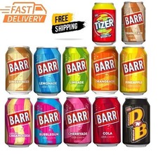 BARR since 1875, 24 Pack Fizzy Drink Cans No Sugar ( 24 x 330) ML UK Stock.