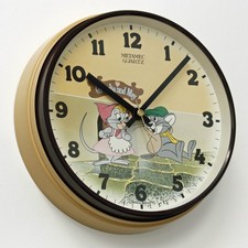 Vintage 22cm Metamec Wall Clock - Retro Mid Century Style Childrens Clock Kids