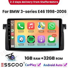 For BMW 3-series E46 1998-2006 Carplay Android 15 Car Radio Stereo GPS Navi+AHD