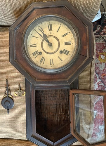 Antique meiji clock - meiji, co.