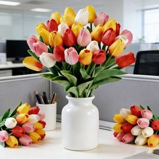 21Pcs Artificial Tulips