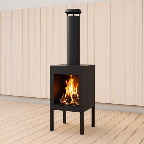 Chiminea garden patio - chiminea, &
