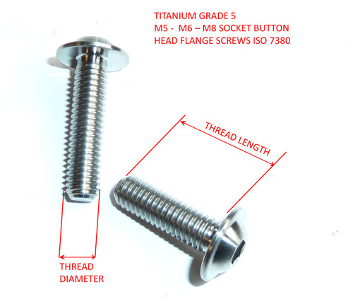 Titanium socket - m8,