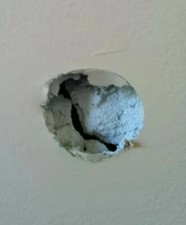 HOLE IN WALL PLASTERBOARD REPAIR PATCH - 12MM THICK 20 X 16 CM A5 SIZE FIX 