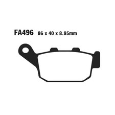 PAIR OF PADS EBC FA496 FOR