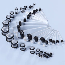36Pcs/Lot Acrylic Ear Gauge
