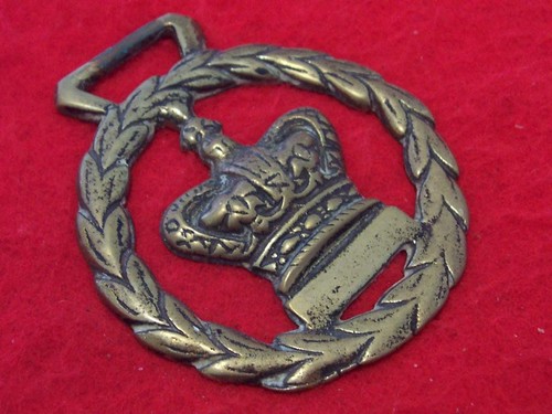 Vintage cast horse brass a - vintage, of