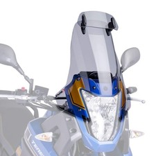 Puig Touring Screen with Visor Light Smoke For Yamaha XT 660 Z Tenere 2008-2016