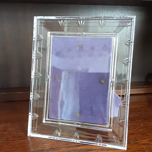 Vintage large heavy crystal - large,