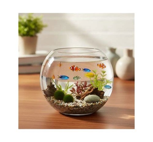 Basic gallon fish bowl - bowl, clear
