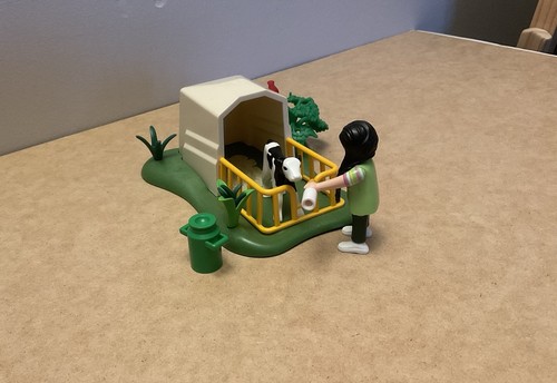 Playmobil 5124 calf feeder - playmobil,