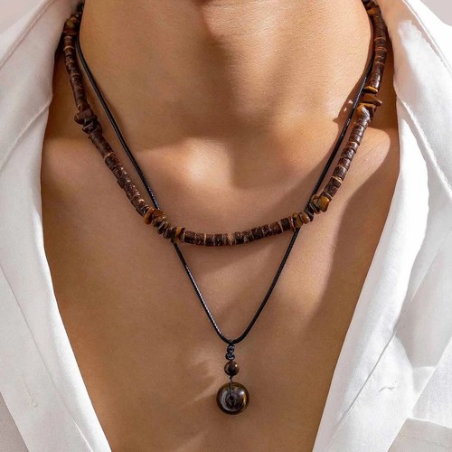 2pcs natural stone pendant - 2pcs,