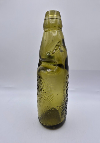 Amber salford codd bottle - codd,