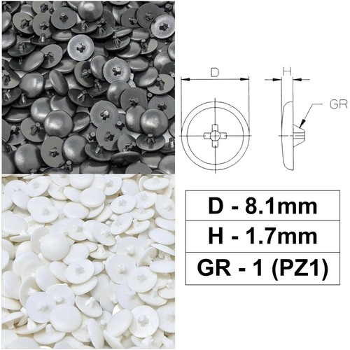 Pozi screw caps pz1 pz2 - screw,