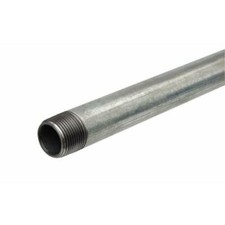 Galvanised Steel Pipe / Tube Threaded Both Ends (1/2" to 2") - 10cm - 200cm