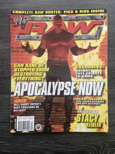 Wwe raw magazine holiday 2003 - raw,