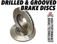 Seat Leon Cupra R 1.8T 210+215bhp 323mm DRILLED GROOVED BRAKE DISCS Front