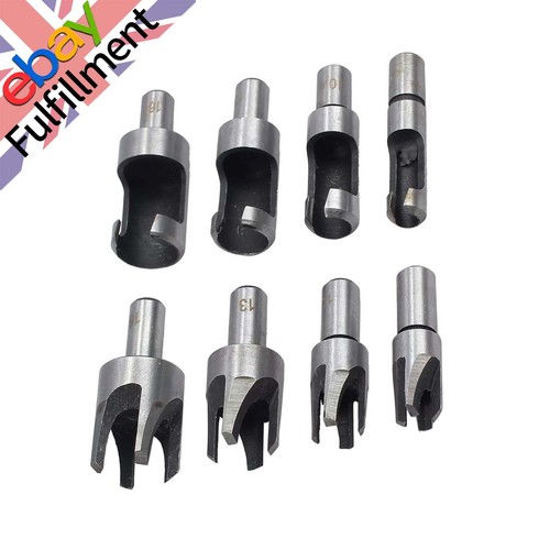Wood plug hole cutter set - plug,