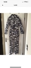 Tommy Hilfiger Women's One-Piece Ski Suit, Size Small, NEW, Navy & White