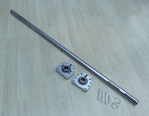 25mm solid axle 985mm wide - axle,