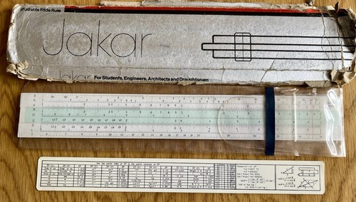 Jakar slide rule - jakar,