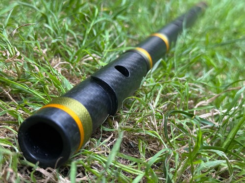 Carbon bansuri low d flute - carbon, g