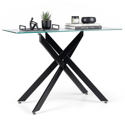 Glass console table - glass,