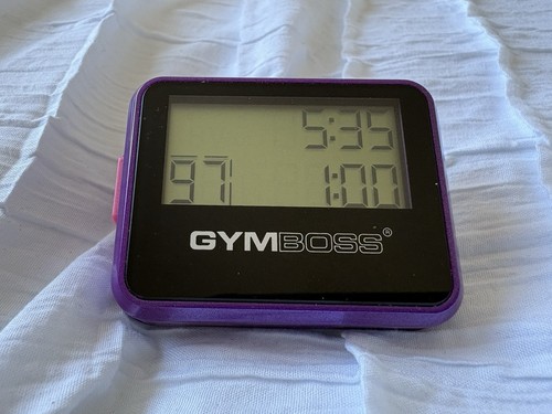 Gymboss interval timer - interval,