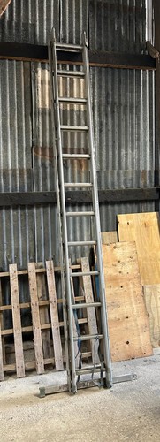 Aluminium section ladders - aluminium, 2-section