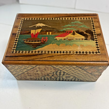 Japanese Inlaid Wood Puzzle