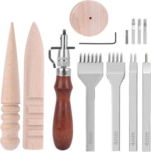 Leatherworking tools kit - leatherworking, –
