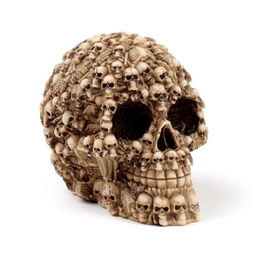 Gothic skull ornament resin - gothic,