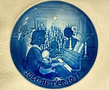 Vintage wall plate 1971 Christmas night Advent Denmark Royal Copenhagen Julen