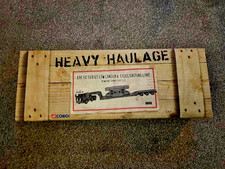 Corgi Heavy Haulage Lorry-ERF EC Series Low loader and steel casting load -Mint