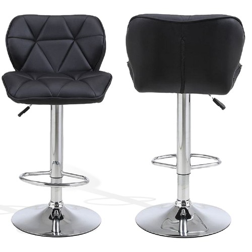 Faux leather bar stools - faux,