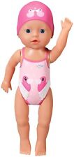 BABY Born First Swim Girl Doll 30cm Includes Bathing Suit & Cap
