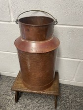 Large Copper Milk Churn