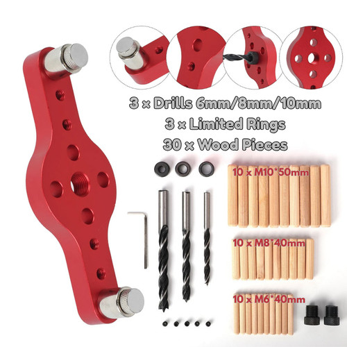 Drill guide jig set - drill, vertical