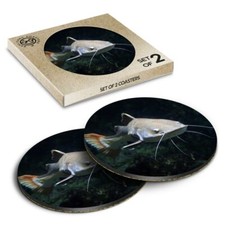 2 x Boxed Round Coasters -