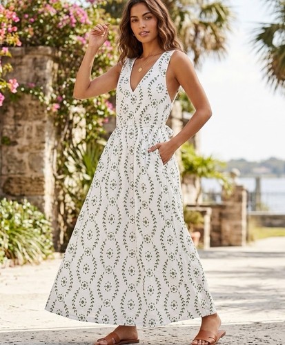 New day embroidered maxi - day,