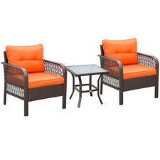 Rattan Bistro Set 3 Piece