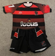 Haywards Heath Rugby Football HHRFC Jersey Kit Short & Shorts Size 2XL Optimum