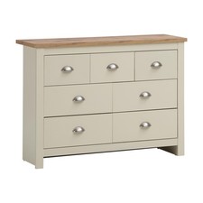 Cream Oak Bedroom Furniture Set Chest of Drawers Wardrobe Bedside Table
