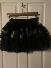 Black Feathered Whimsy Goth